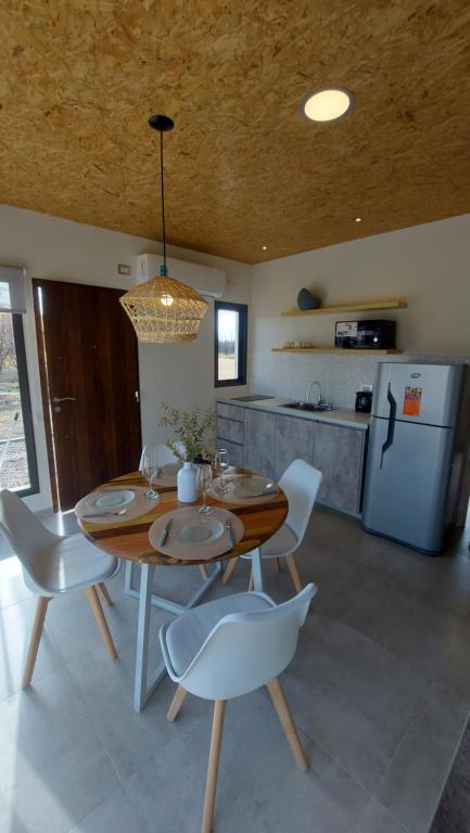Kuchyň nebo kuchyňský kout v ubytování Cabañas y Habitaciones Terra Nostra Complejo