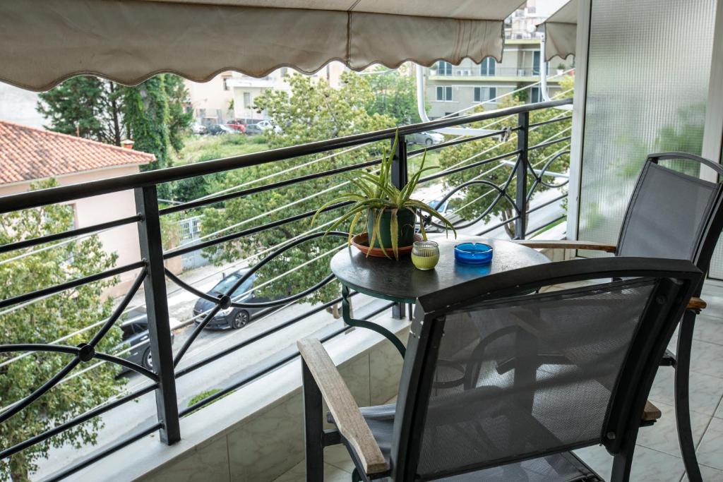 Balkon lub taras w obiekcie Central Cozy Apartment 2