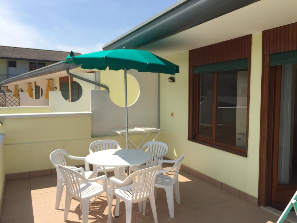A patio or other outdoor area at Bibione Residence Apartments