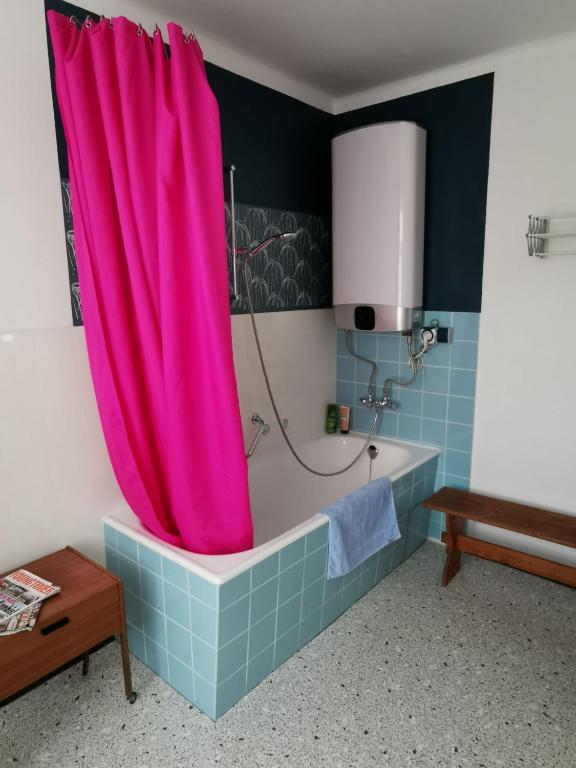 Koupelna v ubytování Gundis Gästezimmer