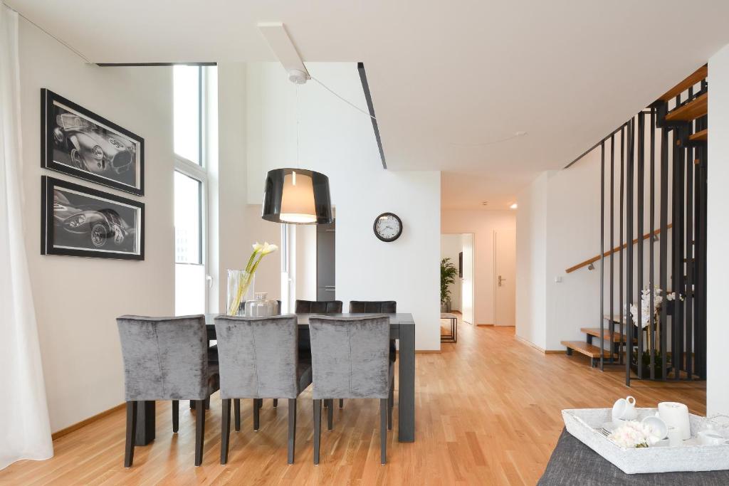 Posezení v ubytování Lunas Appartements Essen