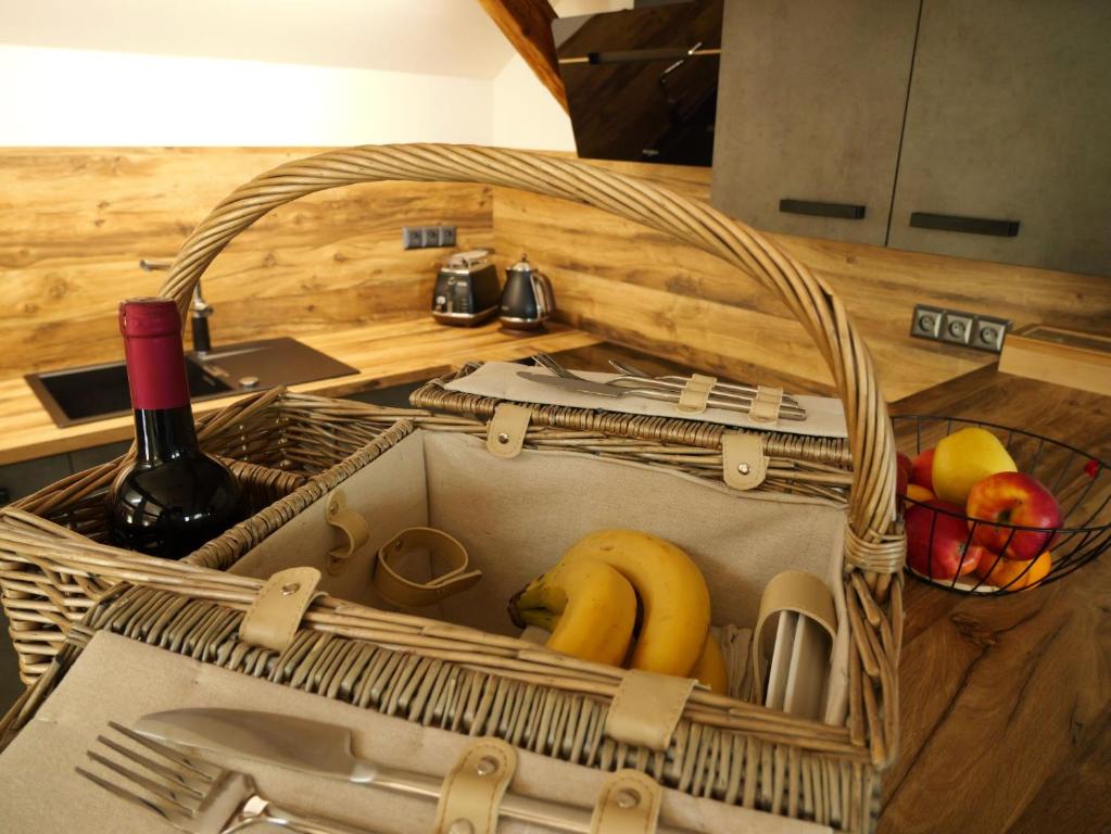 Nápoje v ubytování Apartmán Danuše