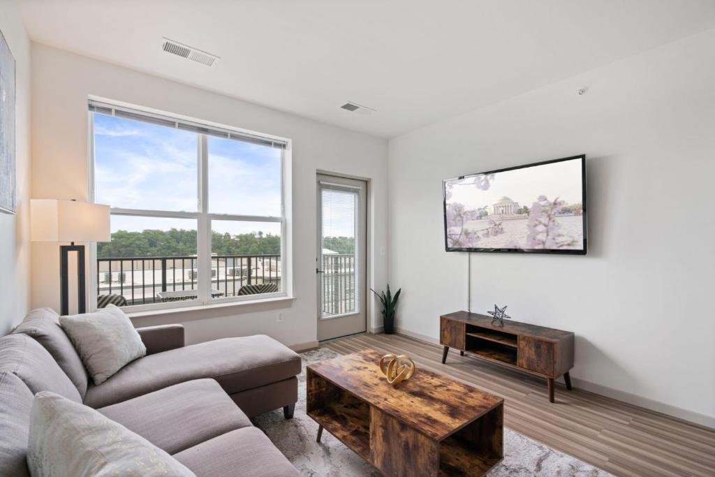 El plano del piso de Cozy Getaway - Top Floor Views - Near DC