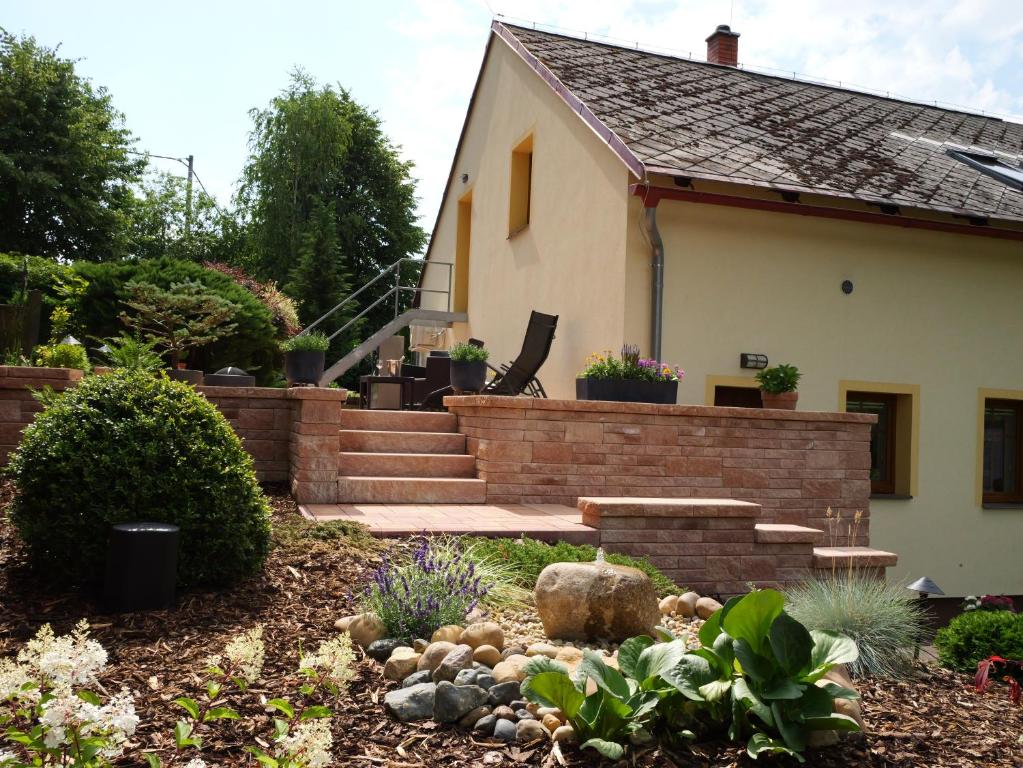 Zahrada ubytování Apartmán Danuše