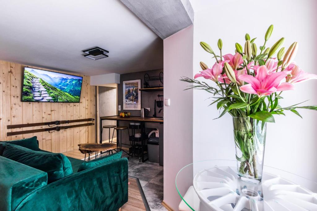 Apartament Żubry z Sauna - One-Bedroom Apartment