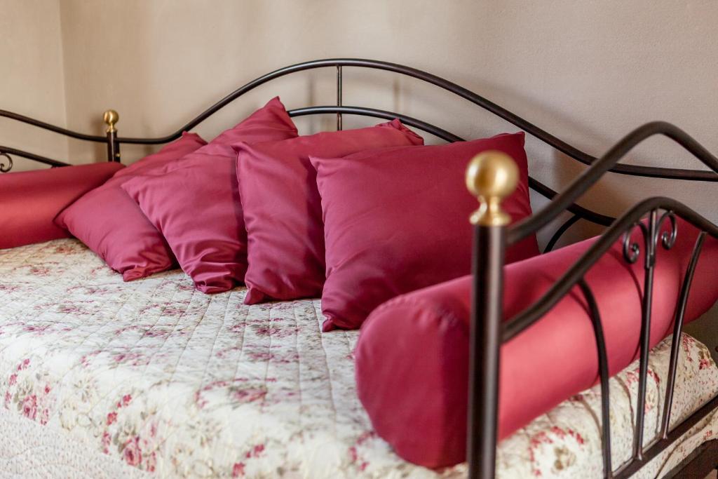 Letto o letti in una camera di Le Bianchette Agriturismo e Fattoria Didattica