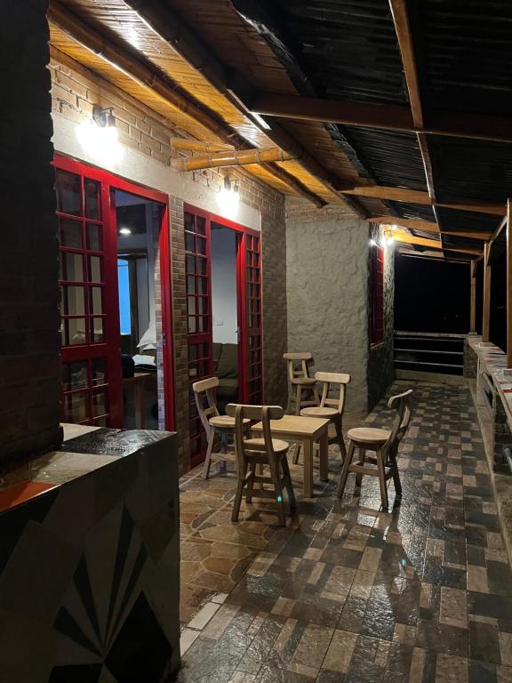 Posezení v ubytování Finca el Encuentro Eje Cafetero