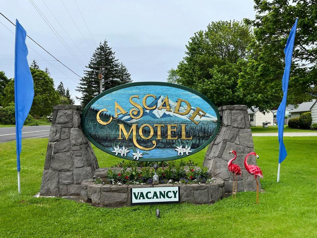 Certifikát, hodnocení, plakát nebo jiný dokument vystavený v ubytování The Cascade Motel