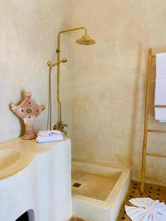 Koupelna v ubytování Riad Casa nomad