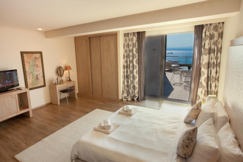Postel nebo postele na pokoji v ubytování Belvedere Hotel