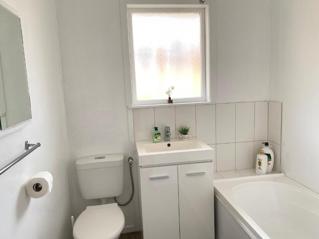 Koupelna v ubytování Ali Motel