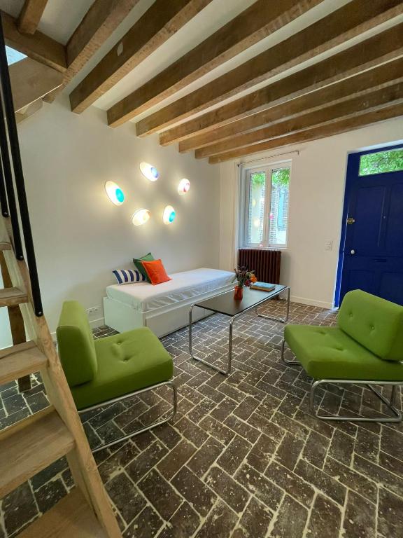 Posteľ alebo postele v izbe v ubytovaní MAISON SEIZE