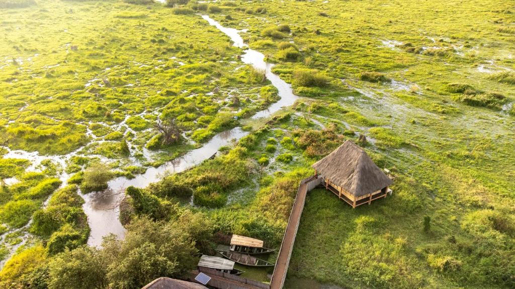 Little Okavango Camp Serengeti, A Tent with a View Safaris tesisinin kuş bakışı görünümü