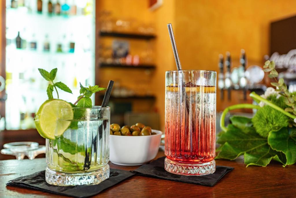 Nápoje v ubytování La Vecchia Fonte Boutique Hotel