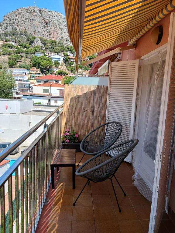 Balkón nebo terasa v ubytování NIUMAR Acogedor apartamento muy luminoso con terraza