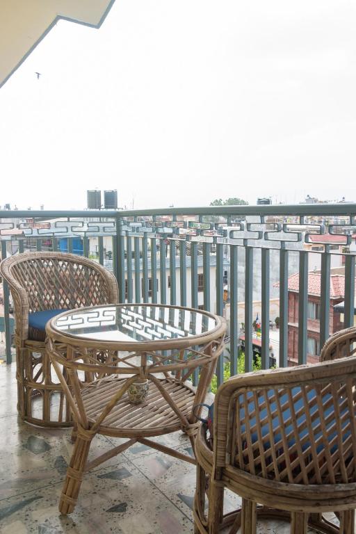 Balkón nebo terasa v ubytování Hotel Sherwi Hyul