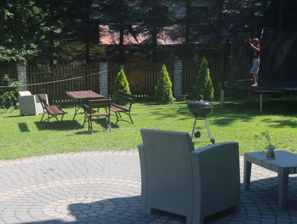 Zahrada ubytování Smyrecek-centrum Bukowiny
