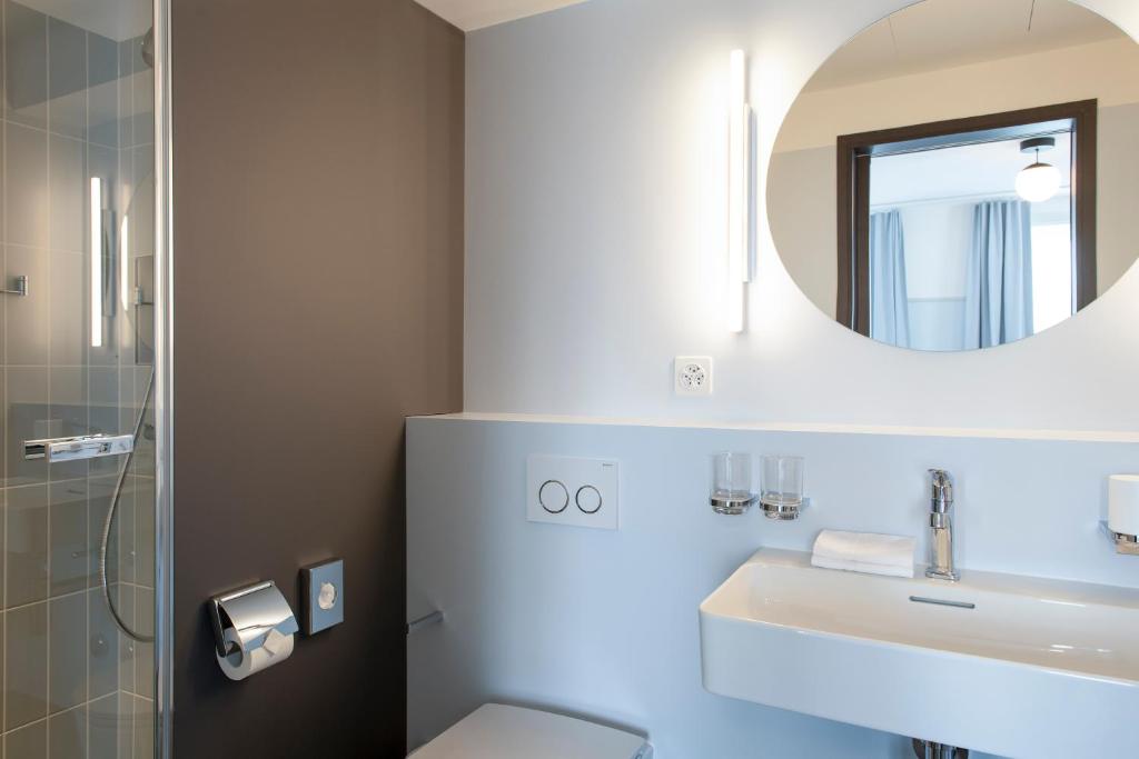 Koupelna v ubytování Hotel Schützen Rheinfelden