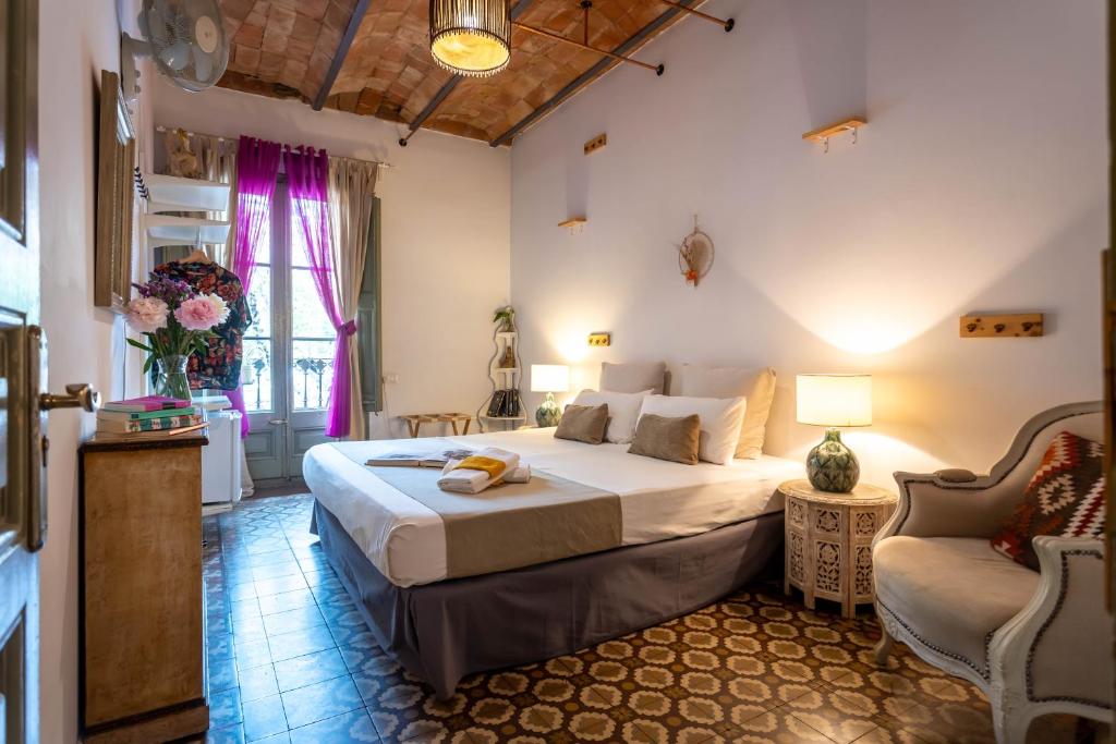 Postel nebo postele na pokoji v ubytování Primavera Hostel