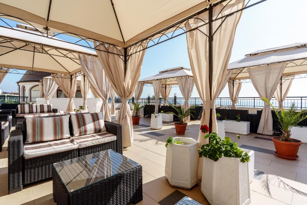 Balkón nebo terasa v ubytování Alua Helios Bay - All Inclusive