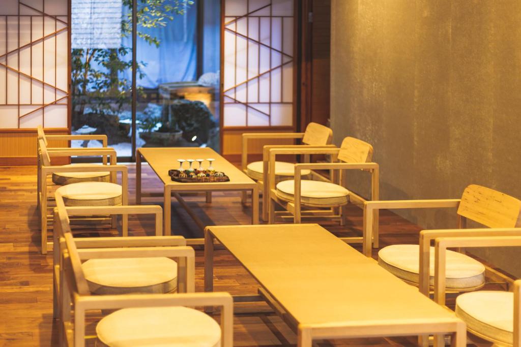Posezení v ubytování Ryokan Masuya