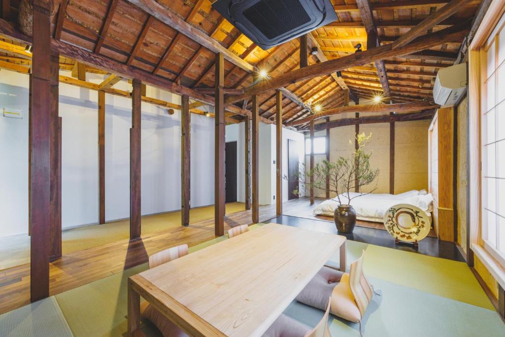 Posezení v ubytování Ryokan Masuya