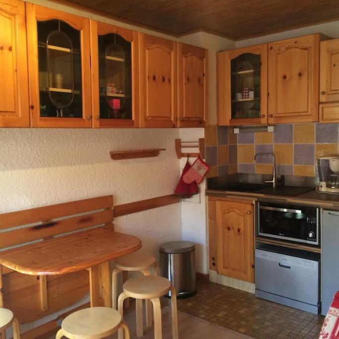 Una cocina o cocineta en T2 aux 2 Alpes - pied des pistes - centre station