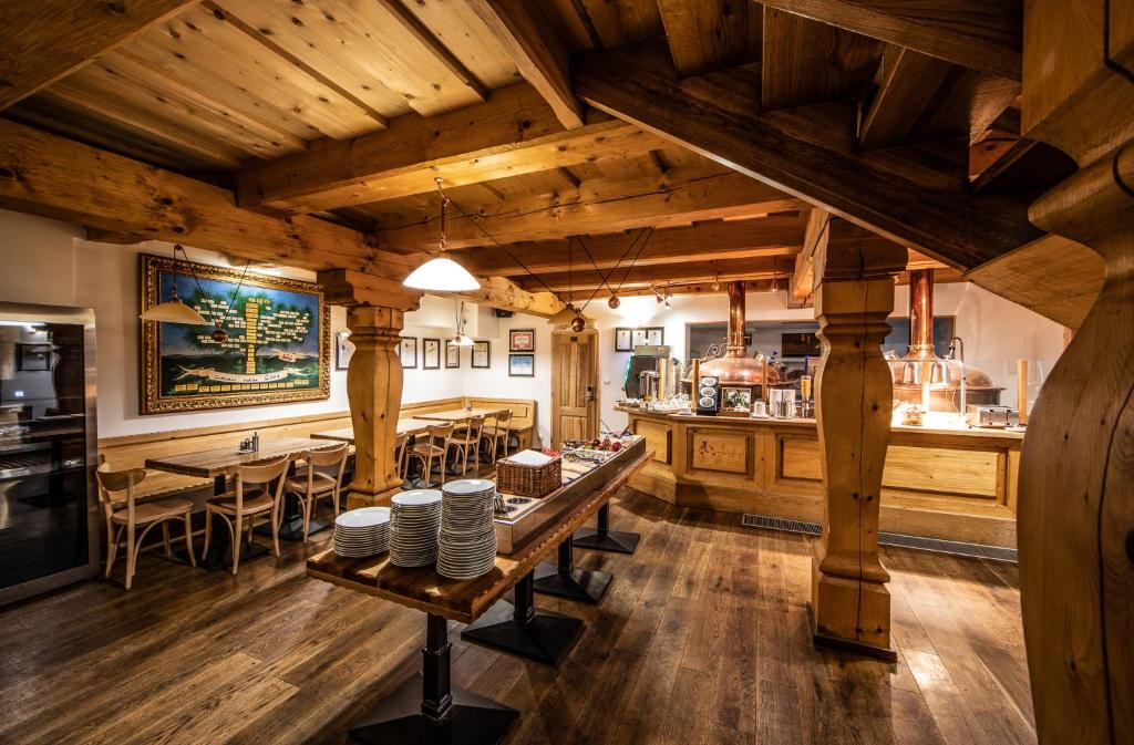 Restaurace v ubytování Pivovar Lyer