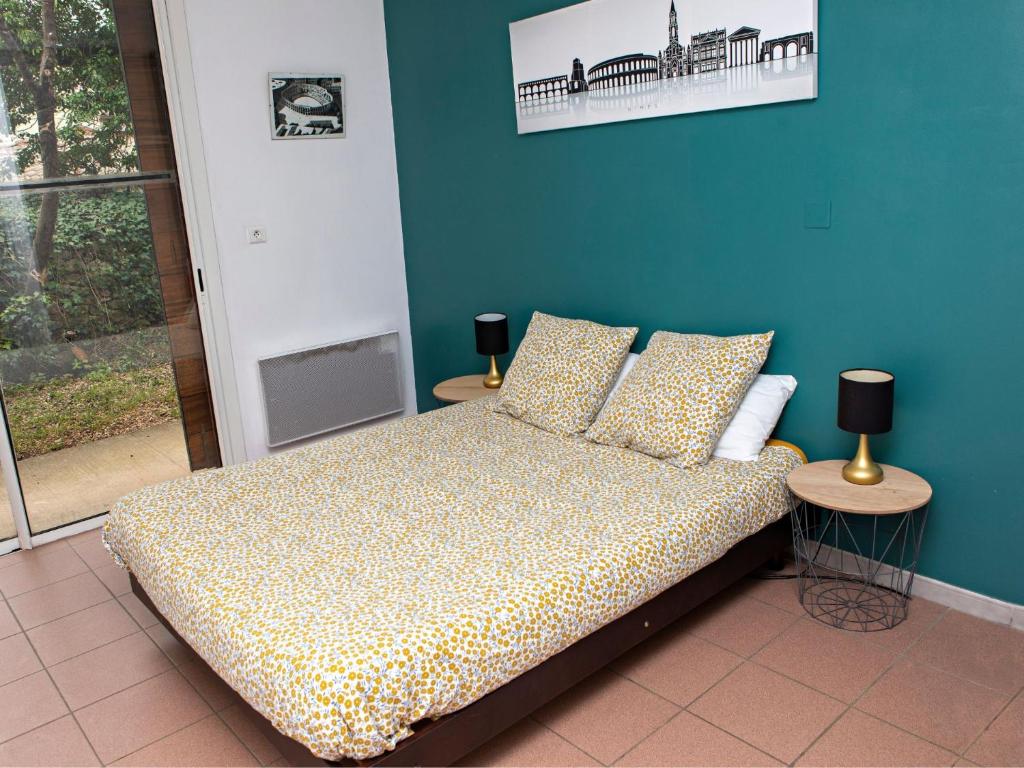 Auberge de Jeunesse HI Nîmes - Camera Doppia Con Bagno In Comune