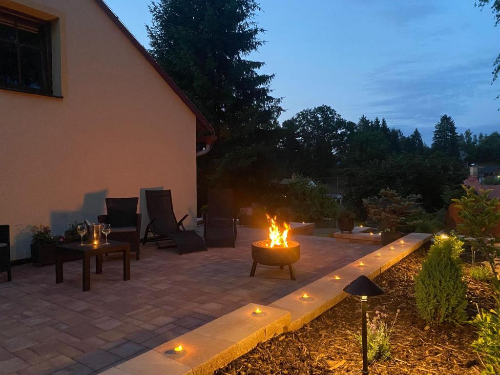 Zahrada ubytování Apartmán Danuše