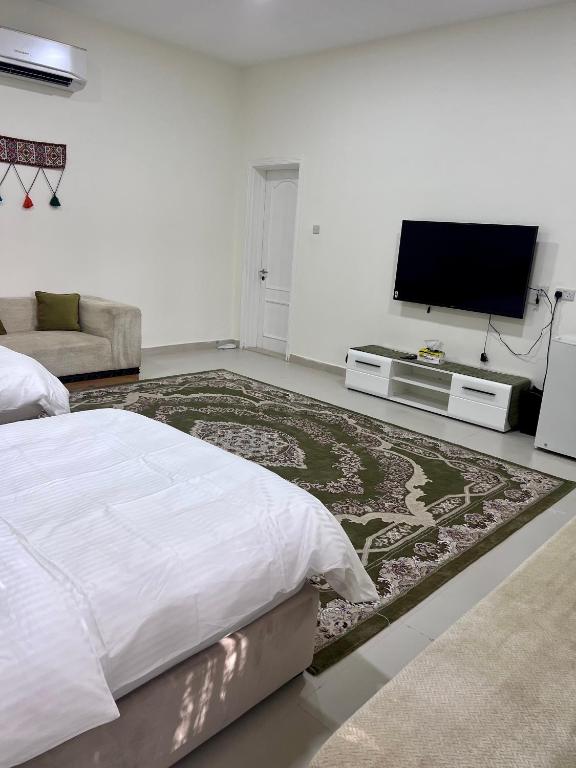TV a/nebo společenská místnost v ubytování Al Artaa Resort