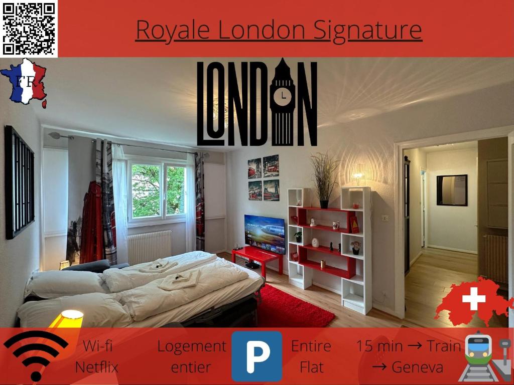 Postel nebo postele na pokoji v ubytování Royale London Signature