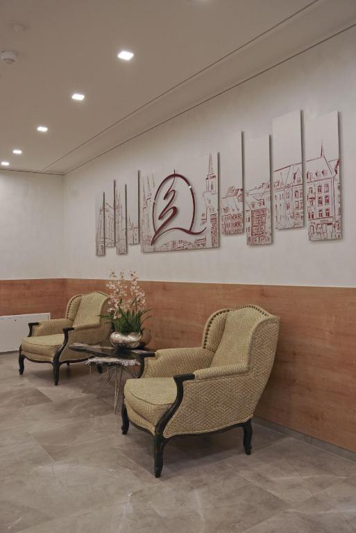 Posezení v ubytování Hotel am Waldkasino