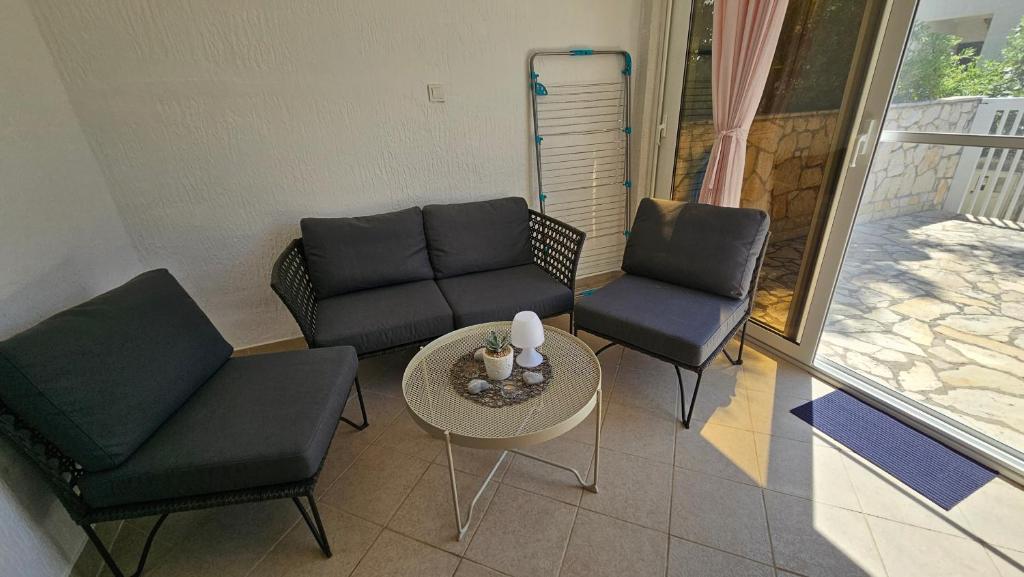 Posezení v ubytování Apartman Hope