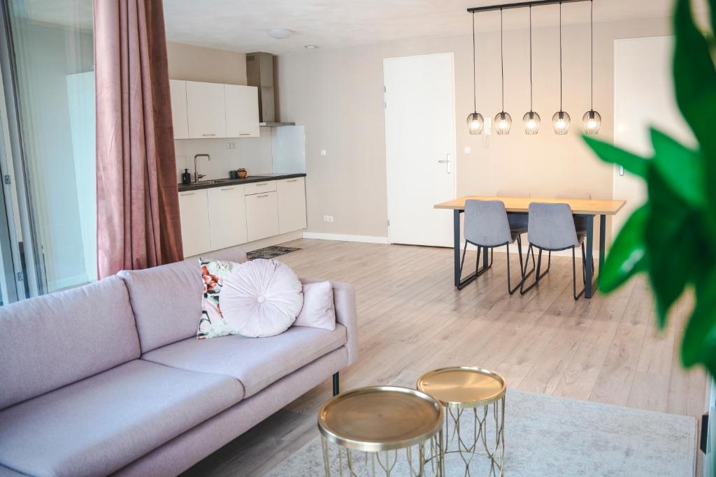 Kuchyň nebo kuchyňský kout v ubytování The Residence Enschede