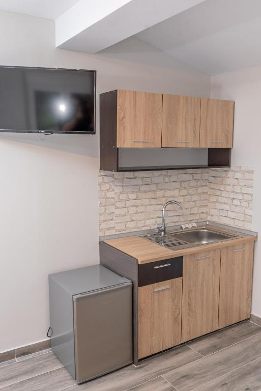 Kuchyňa alebo kuchynka v ubytovaní Medusa Rooms