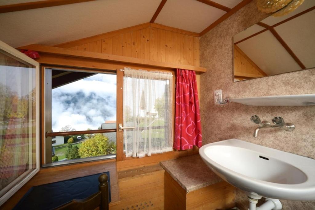 Koupelna v ubytování Swiss Lodge Hotel Bernerhof