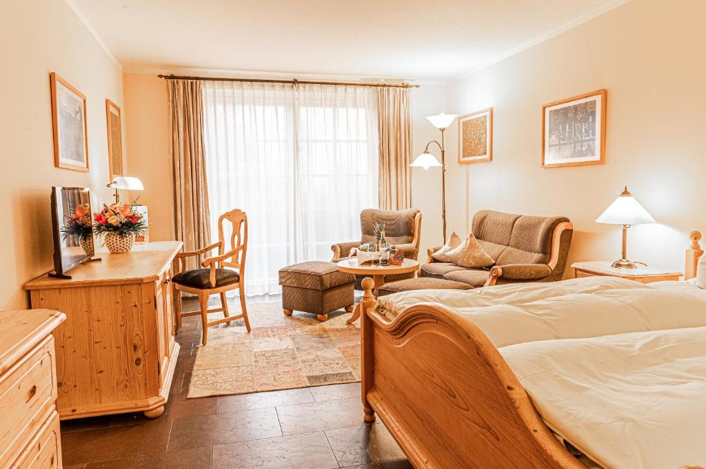 Posezení v ubytování Hotel Haferland