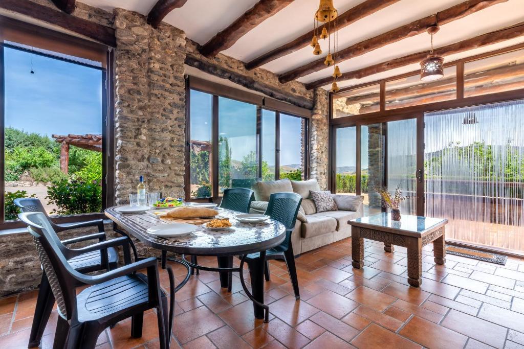 Balkón alebo terasa v ubytovaní Alpujarra Sulayr