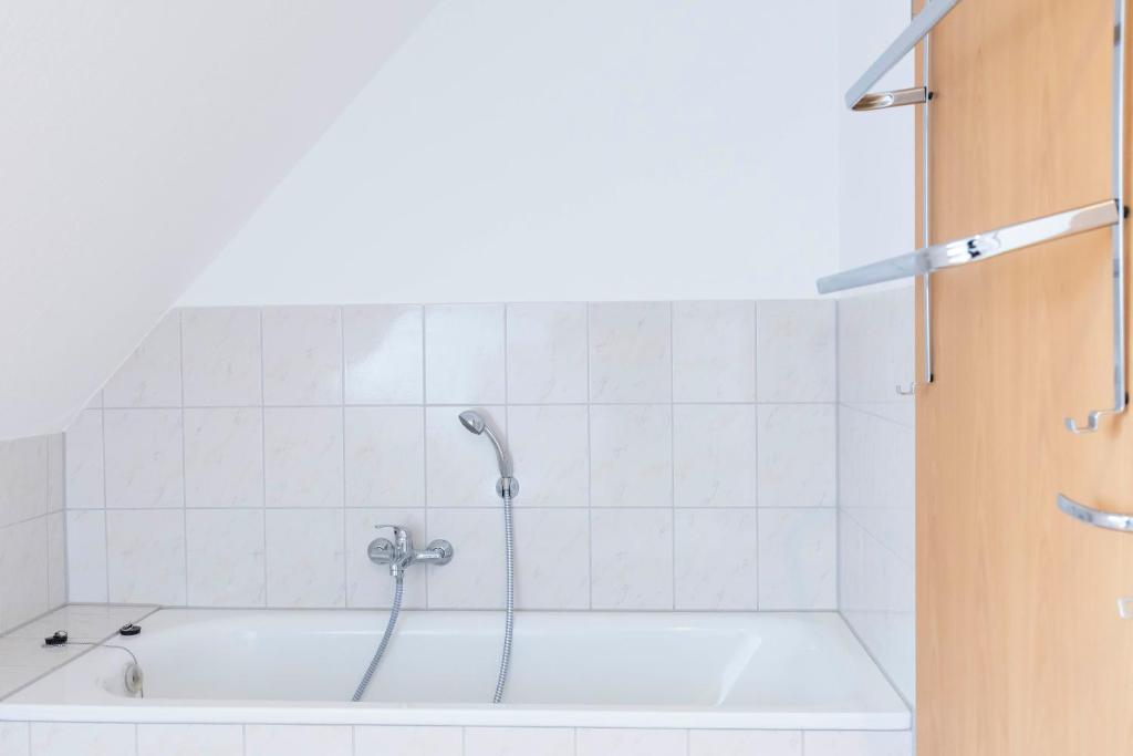 Koupelna v ubytování Hotel BUTZ