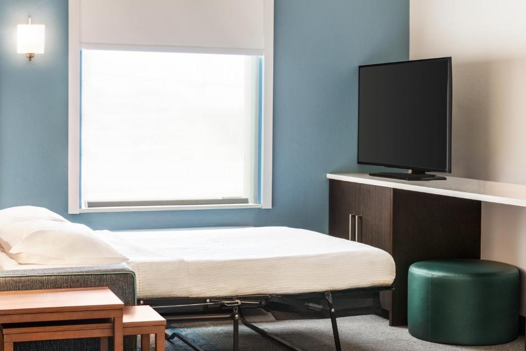 TV a/nebo společenská místnost v ubytování Home2 Suites by Hilton Lubbock