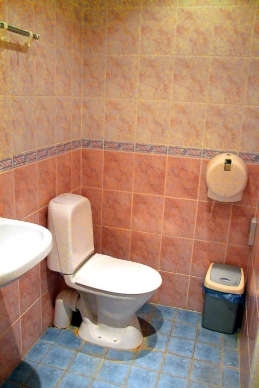 Koupelna v ubytování Rivaal Guesthouse-Cafe