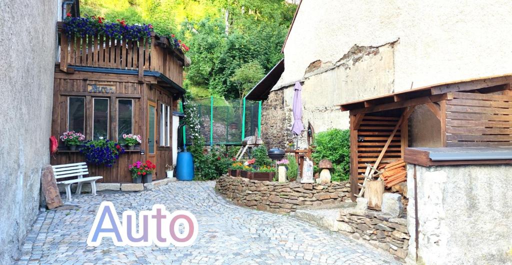 Zahrada ubytování Apartmán Houmr
