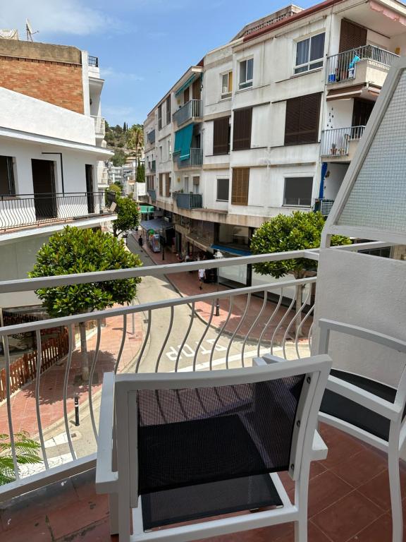 Balkón nebo terasa v ubytování L'Illa Hotel