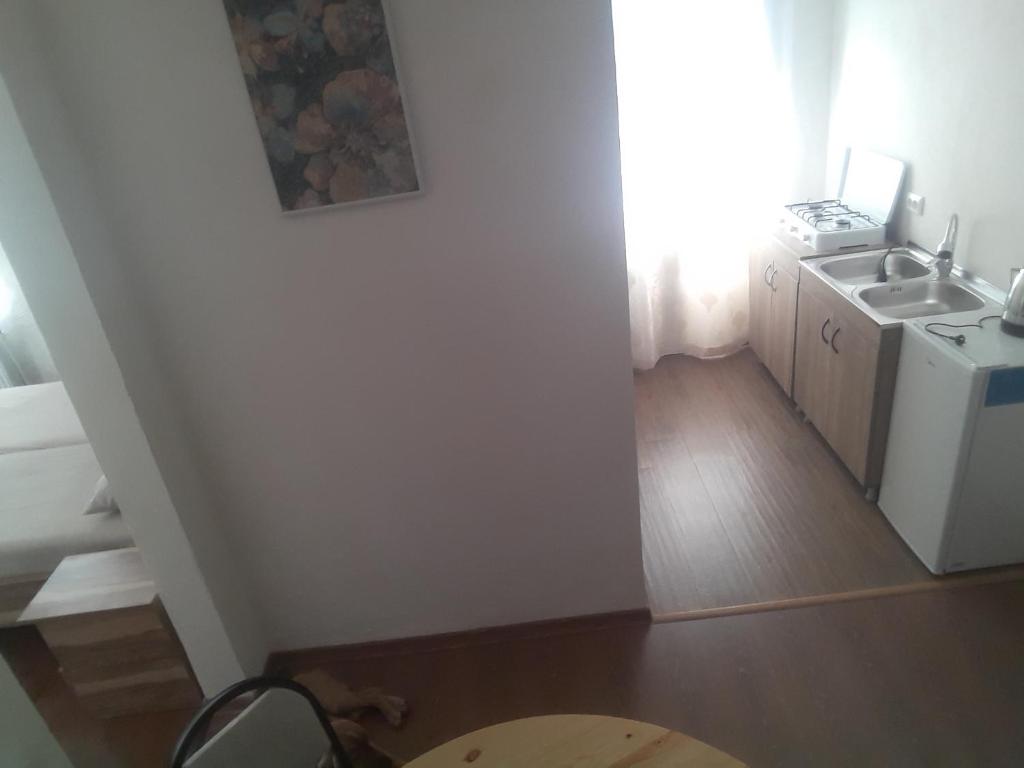 Kuchyň nebo kuchyňský kout v ubytování Guest House Buche 219