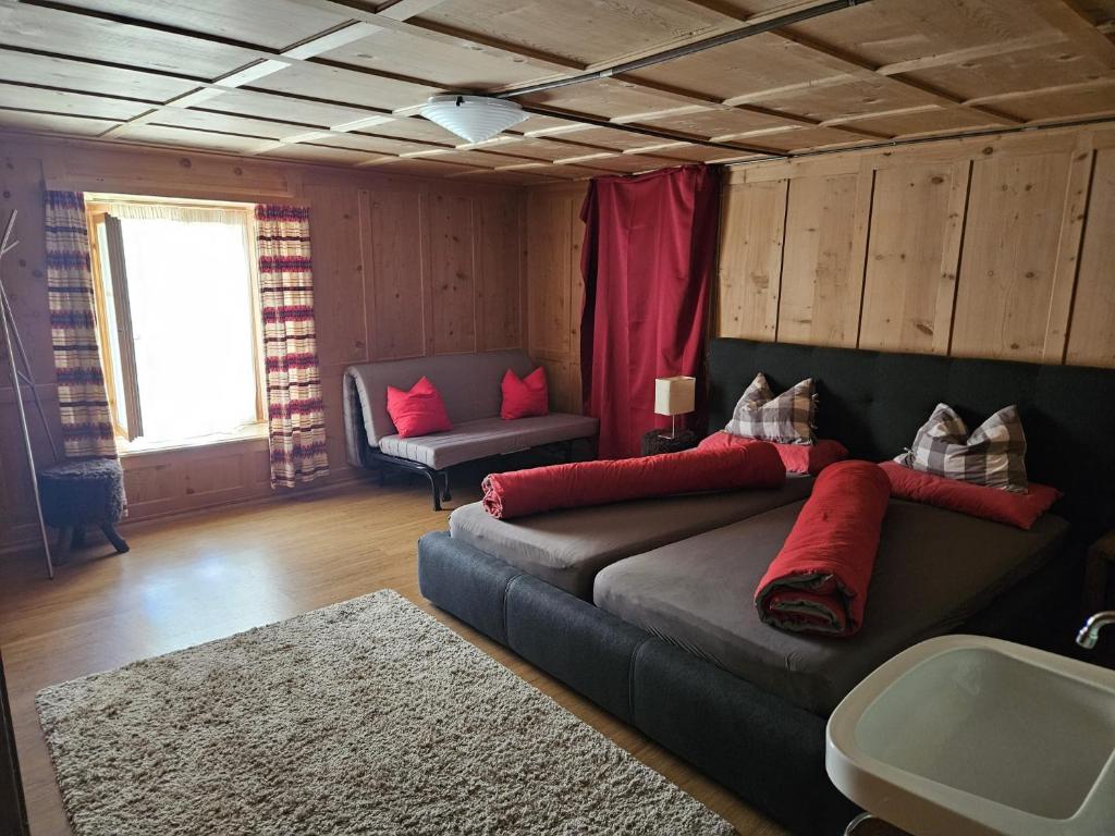 Posezení v ubytování Hotel Dalla Posta Platta
