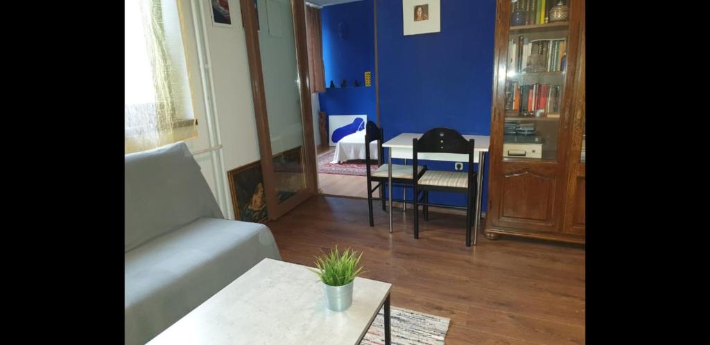 Posezení v ubytování Blue Dreams Apartment