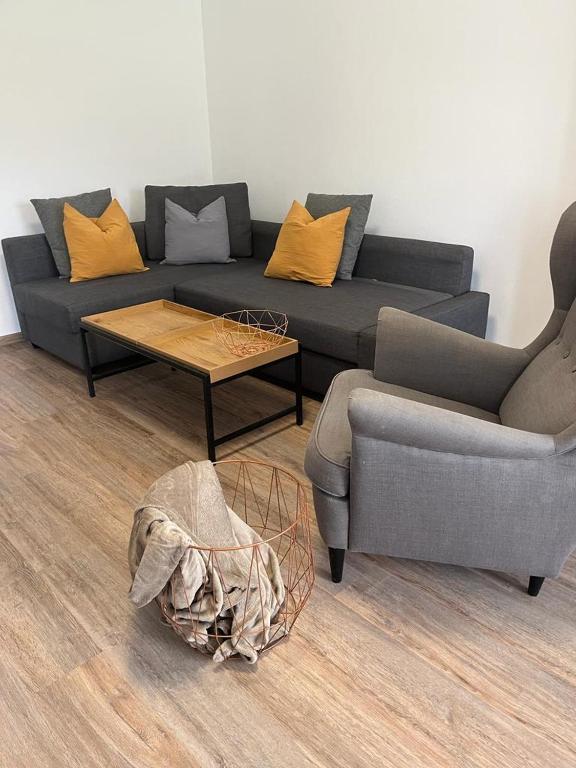 Posezení v ubytování Apartmány Tobias