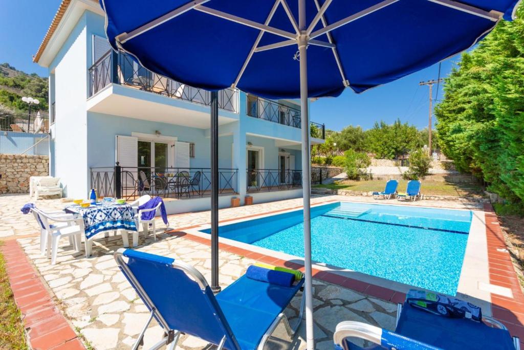 Bazén v ubytování Skala Villa Blue nebo v jeho okolí