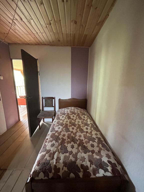 Letto o letti in una camera di Shio's Stonehouse in Tusheti